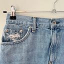 Rag and Bone  Dive Denim Floral Embroidered Distressed Mini Skirt Light Wash Photo 4