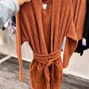 Stars Above Women Cozy Yarn Robe - Rust color Xs/S Photo 0