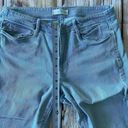 J.Jill  Denim Jeans Womens 8 Authentic Fit Cropped Light Wash Fringe Hem Boho Photo 7