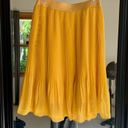 A New Day  Yellow Pleated Skirt Photo 3