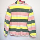 Patagonia  Candy Stripes Synchilla T Snap Fleece Striped Pocket Pullover! Photo 4