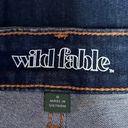 Wild Fable  Blue Dark Wash Distressed Stretch Md Rise Cropped Skinny Jean Size 0 Photo 3