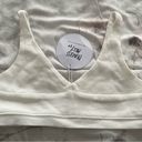 Princess Polly NWT  So Simple white ribbed lined bralette, size 6 athleisure Photo 11