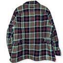 Duluth Trading Company Women’s XL Green Red Flapjack Plaid Flannel Lined Jacket Photo 3