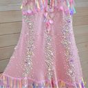 Pink Latin Rhythm Ballroom Competition Dress S Photo 4