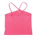 Noisy May New  Cropped Halter Neck Hot Pink Knit Top Women’s Size XL Photo 3