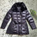 BCBGMAXAZRIA Black Adela Down & Feather Puffer Photo 0