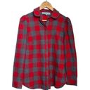 Tuckernuck  Red Plaid Saranac Shirt Sz. XS Photo 3