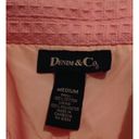 Denim & Co NEW Womens  Pink Lined Waffle Weave Jacket with Hip Pockets Size M Photo 5