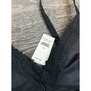 Aerie NWT Arie Wireless V-Neck Lace Bralette In Black Size Small Photo 1