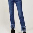 3x1  Fringe Straight Crop in Lima Blue Jean Size: 27 Photo 0