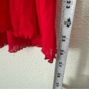 Victoria's Secret Victoria’s Secret Y2K Lace Strappy Sheer Tank Lingerie Red Babydoll size small Photo 6