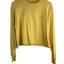 Brandy Melville  John Galt Camila Yellow Honey Crop Long Sleeve T-Shirt One Size Photo 0