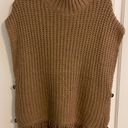 &merci Brown Sleeveless Sweater Photo 0