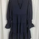 Tuckernuck  Pomander Place Navy Blue Tiered Mini Kenzo Dress Sz.XS Photo 5