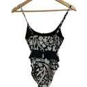 Beach Riot Anthropologie  Julia Belted One-Piece Swimsuit Black White Size XS NWT Photo 3