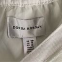 Donna Morgan  White Tiered Poplin Button Down Dots Midi Dress 12P Photo 6