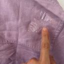 Madewell  x Lisa Says Gah! Boxy Purple Linen Cotton Seashell Utility Shirt M Photo 7