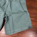 Woman Within  Shorts 14 W Elastic Waist Teal Pocket Mom Shorts Photo 3