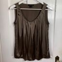 St. John  Women’s Gorgeous Silk Sleeveless Shell Expresso Tank Cami Top Sz S Photo 0