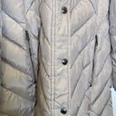 London Fog  Collection Parka Hooded Zipper Snaps Puffer Jacket Down Sz PXL Photo 2