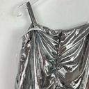 Mistress Rocks NWT  Next Up Metallic Silver Mini Skirt Size XS NEW Photo 9