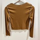 Gaze USA GAZE LONG SLEEVE RIBBED INSIDE OUT SHIRT! Photo 2