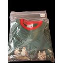 VTG 90s Morning Sun Cat Bird Watchers Green & Red Grandma Sweatshirt L Size L Photo 11