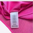 Calvin Klein  Pink Pleated Chiffon 3/4 Sleeves V-Neck Short Dress Size 4 Photo 7