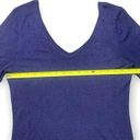 The Limited  Mini Bobble Womens Blue V-Neck Long Sleeve Top Size Small Photo 3