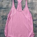 Lululemon  Micro Stripe Pink 105 F Singlet Racerback Tank Top Size 8 Photo 0