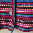 Coldwater Creek VINTAGE  Embroidered Tapestry Denim Shacket Jean Jacket Medium Photo 9