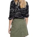 Banana Republic  Utility Surplus Army Green Cargo Denim Mini Skirt Size 2 Photo 0