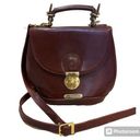 Polo  Ralph Lauren Vintage PRISTINE Horse Emblem Leather Crossbody Purse Photo 0