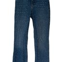 ZARA Beaded High Rise Straight Leg Full Length Denim Jeans Photo 1