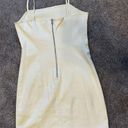 Divided H&M  Yellow Denim Mini Dress Size 10 Photo 6