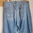 American Eagle , Curvy Mom High Rise Stretch Distressed Women's Jeans, Size 16 Photo 6