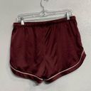 Stars Above  Burgundy Satin Pajama Set Sz M Photo 7