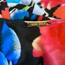 Anne cole NWT   High Neck Tankini Swim Top Multicolored Floral on Black Size Med Photo 3