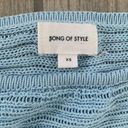 Song of style Jennifer Off Shoulder Sweater in blue Size XS Photo 3