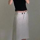 BCBGirls Vintage Y2K Linen Pencil Skirt in Oyster Size 8 Photo 0