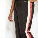 Bebe Sports Black And Red Joggers Pants Photo 1