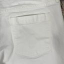 Banana Republic Factory Jeans Women 10/30" White Wide-Leg Flare Mid-Rise Stretch Photo 7