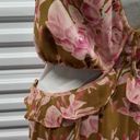 Likely  Katerina Dress Womens Size 10 Pink Floral Cut Out Sleeveless Midi Photo 11