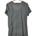 Treasure & Bond  Black & White Stripe Relaxed Fit T-Shirt S Photo 1