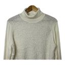 Juicy Couture  Ivory Textured Wool-Blend Turtleneck Sweater Women's XL New Photo 1