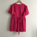 Isabel Maternity 3/$15 -  Crewneck Short‎ Sleeves Dress Belt Pink Womens S… Photo 4