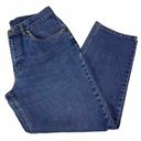 L.L.Bean Vintage  Jeans Double Relaxed Fit Womens 12 Petite Denim High Waist Photo 2