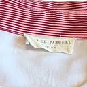 Rachel Parcell  Ruffle Sleeve Dress Button-Down w/ Belt Red White Stripe Medium Photo 14