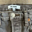 RE/DONE High Rise Stove Pipe Denim Jeans Washed Chocolate 27 Photo 7